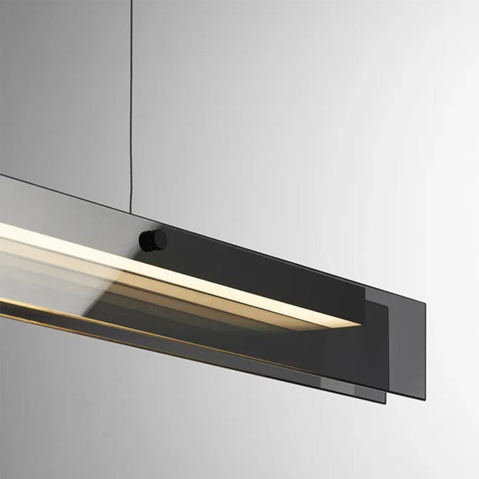 MIRODEMI® Risch | Modern Black Stainless Steel Rectangle Chandelier