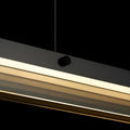 MIRODEMI® Risch | Modern Black Stainless Steel Rectangle Chandelier