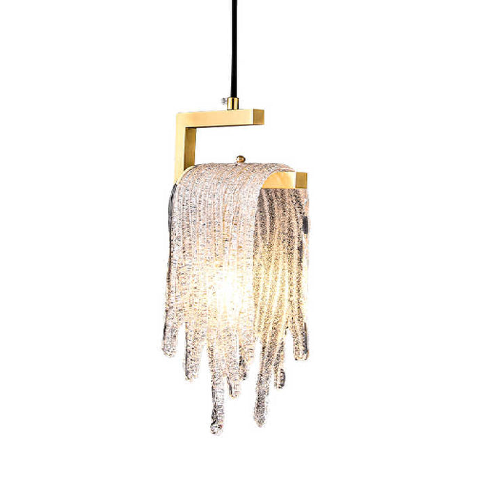 MIRODEMI® Roccavignale | Luxury Beautiful Crystal LED Pendant Light for Bedroom