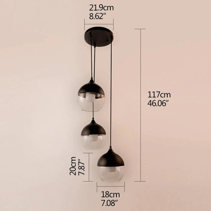 MIRODEMI Roquebrune-Cap-Martin Loft Chandelier for Kitchen 