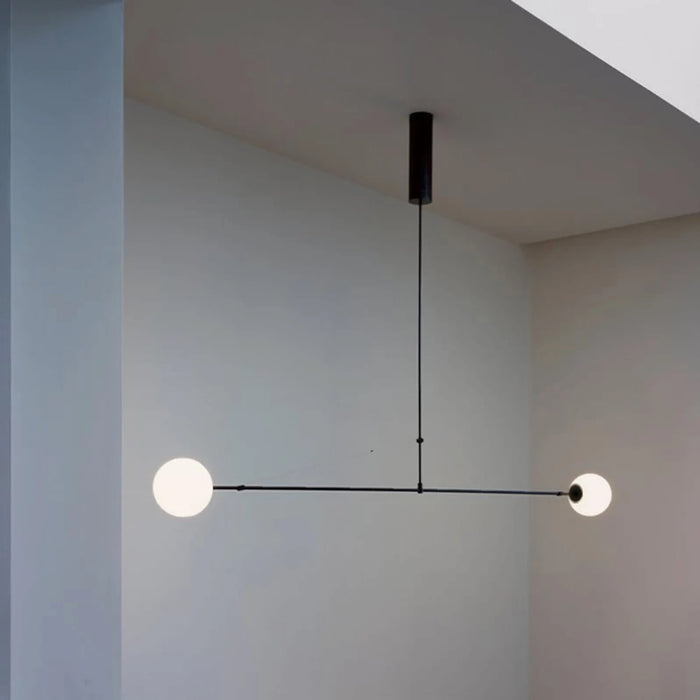 MIRODEMI Roquefort-les-Pins Minimalistic Pendant Light with Round Bulbs