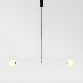 MIRODEMI Roquefort-les-Pins Minimalistic Pendant Light for Kitchen and Dining Room with Frosted White Glass