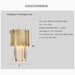 MIRODEMI® Roquestéron-Grasse | Modern Posh Gold/Silver LED Wall Sconce | wall lamp | wall light