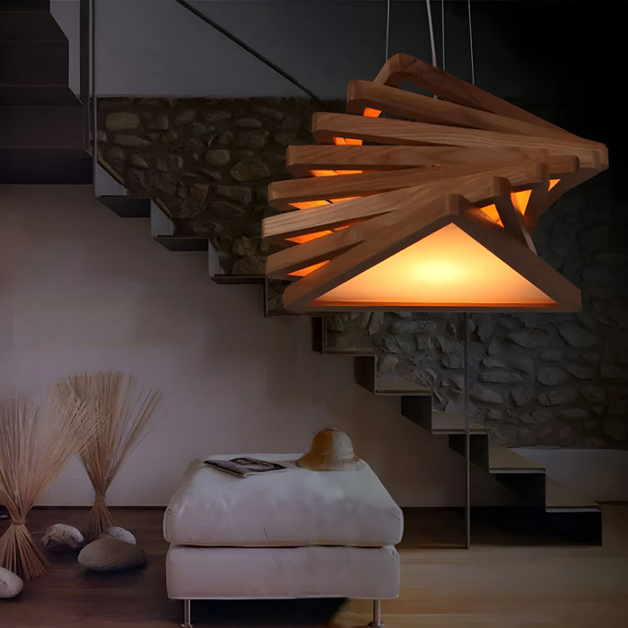 Creative Brown LED Pendant Lamp from Mirodemi for Living Room