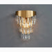 MIRODEMI® Roubion | Luxury Raindrops Gold Crystal Wall Sconce | wall light | wall lamp