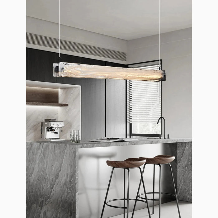 MIRODEMI® Saanen | Luxury Modern Rectangle Chandelier for Kitchen Island