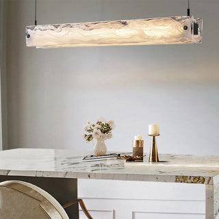 MIRODEMI® Saanen | Luxury Modern Rectangle Chandelier for Kitchen Island