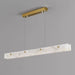 MIRODEMI® Safenwil | Lux Modern Marble Rectangle Chandelier 