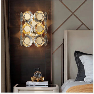 MIRODEMI® Saint-Blaise | New Gold Oval Modern Crystal Wall Lamp | wall sconce | wall light