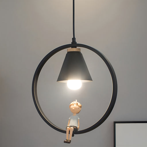 Modern Round LED Pendant Lamp from Mirodemi with Warm Light