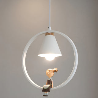 Metal White LED Pendant Lamp from Mirodemi for Kids Room