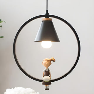 Contemporary Black LED Pendant Lamp from Mirodemi for Home Interior