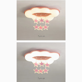 MIRODEMI® Saint-Nicolas | Creative LED Chandelier for kids room on off