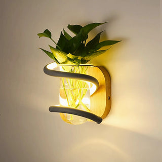 MIRODEMI® Creative Wall lamp with Decorative Plant for Bedroom, Corridor image | luxury lighting | decorative plant wall lamp