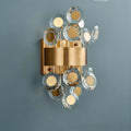 MIRODEMI® Sallagriffon | Creative Bouquet Gold Crystal Wall Sconce | wall light | wall lamp