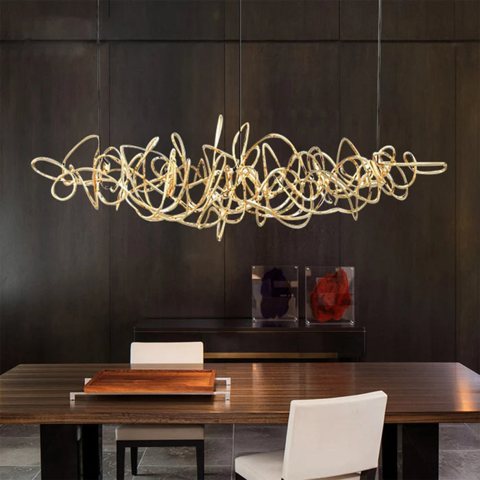 MIRODEMI® Samedan | Creative Extraordinary Rectangle Chandelier