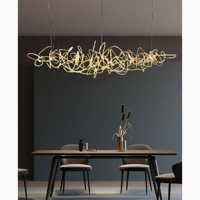 MIRODEMI® Samedan | Creative Extraordinary Rectangle Chandelier