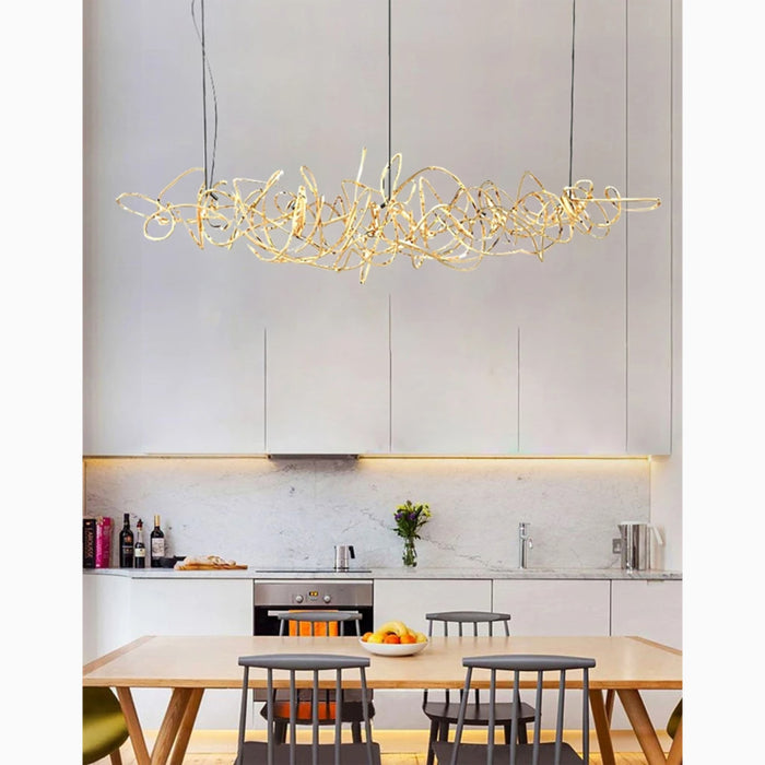 MIRODEMI® Samedan | Creative Extraordinary Rectangle Chandelier