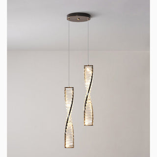 MIRODEMI® San Bartolomeo al Mare | Elegant Modern Gold Crystal Chandelier for Bedroom