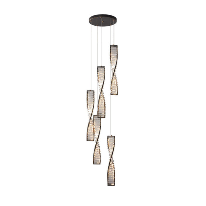 San Bartolomeo al Mare | Modern Gold Crystal Chandelier for Bedroom