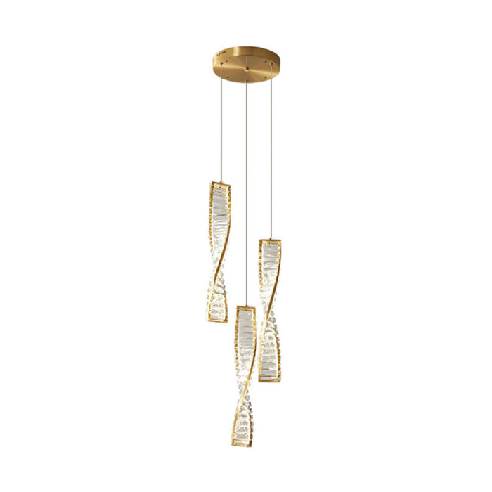 San Bartolomeo al Mare | Modern Gold Crystal Chandelier for Bedroom