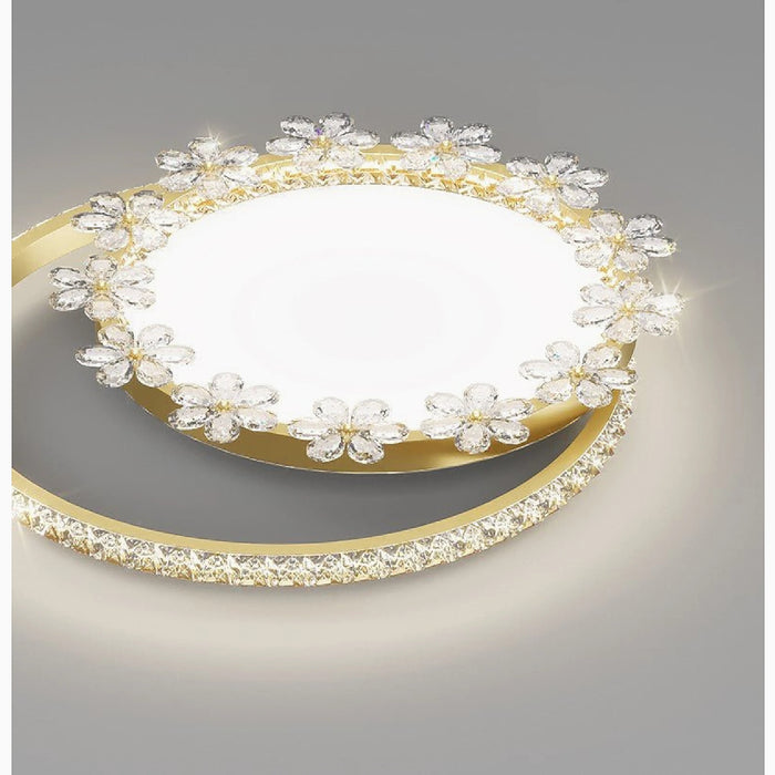 MIRODEMI® Sankt Vith | crystal Luxury Circle LED Chandelier