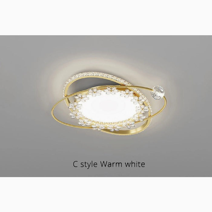 MIRODEMI® Sankt Vith | Luxury style Circle LED Chandelier