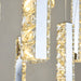 Santa Margherita Ligure | Creative Gold LED Crystal Chandelier from Mirodemi for Home Interior