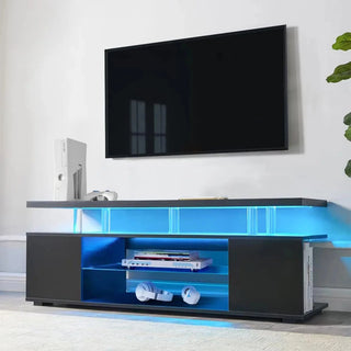 TV stand|60" TVs|For gamers|Minimalistic|Black