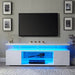 MIRODEMI® Saône | Futuristic Gaming TV Stand with LED Lighting