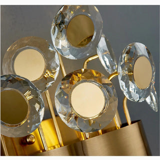 MIRODEMI® Saorge | Creative Bouquet Gold Crystal Wall Sconce | wall light | wall lamp