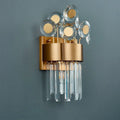 MIRODEMI® Saorge | Creative Bouquet Gold Crystal Wall Sconce | wall light | wall lamp