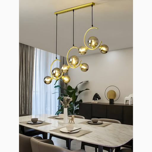 MIRODEMI Sauze | Art Iron Wonderful Chandelier with Ball-Shaped Ceiling Lights