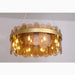 MIRODEMI® Schönbühl | Modern Gold Chandelier for Living Room