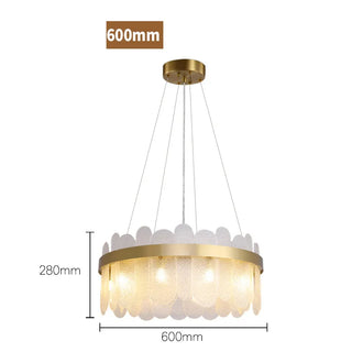 MIRODEMI® Schönbühl | Modern Gold Chandelier for Living Room