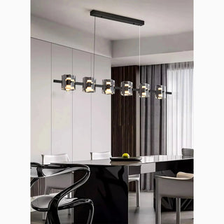 MIRODEMI® Schönenwerd | Stylish Creative Rectangle Glass Chandelier