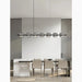 MIRODEMI® Schönenwerd | Stylish Creative Rectangle Glass Chandelier