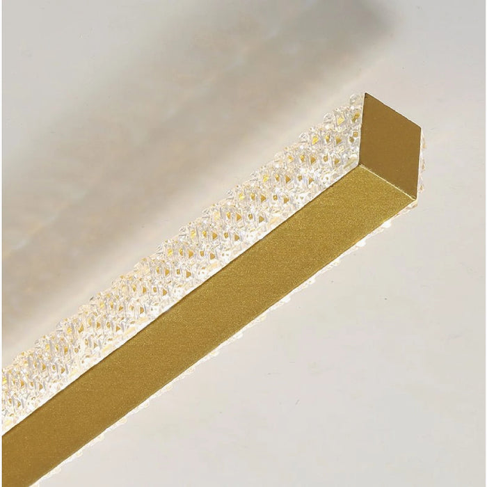 MIRODEMI® Schlieren | gold Luxury Crystal LED Celling Light