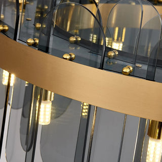 MIRODEMI® Schönbühl | Modern Drum Chandelier for Kitchen Island