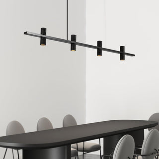 MIRODEMI® Seengen | Minimalistic Modern Black Copper Stone Chandelier