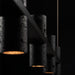 MIRODEMI® Seengen | Minimalistic Modern Black Copper Stone Chandelier