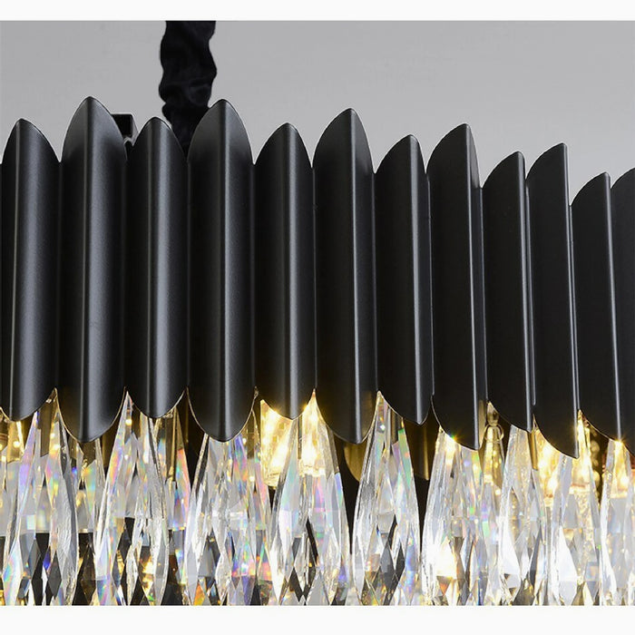 MIRODEMI® Sigale | New Stylish Luxury Black Crystal Wall Sconce | wall light | wall lamp