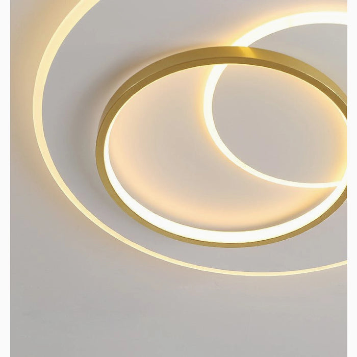 MIRODEMI® Soignies | Modern Creative golden LED Ceiling Light
