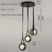 Soldano | Nordic Style Smoke Glass Ball Pendant Lighting Scheme