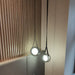 MIRODEMI Soldano Nordic Style Smoke Glass Ball Pendant Lighting Cafe Lights On