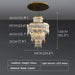 MIRODEMI®  Sospel | Aristocratic Gold  Crystal Chandelier