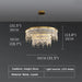 MIRODEMI®  Sospel | Aristocratic Gold Ring Large LED Crystal Chandelier