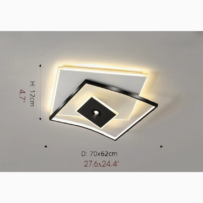 MIRODEMI® Spa | Dimmable LED Ceiling Lamp sizes