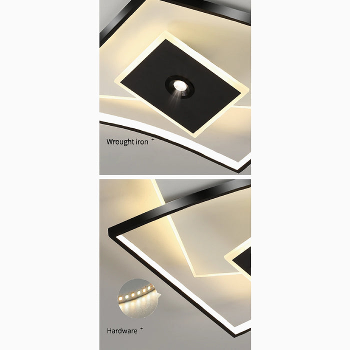 MIRODEMI® Spa | Dimmable LED Ceiling Lamp collage