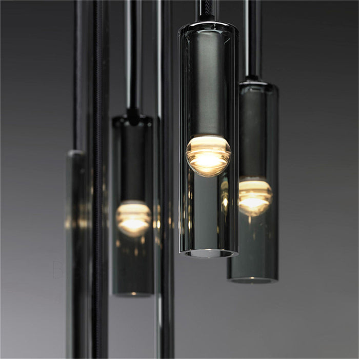 MIRODEMI Spotorno Modern Copper Crystal Pendant Lights Black Perfect Style